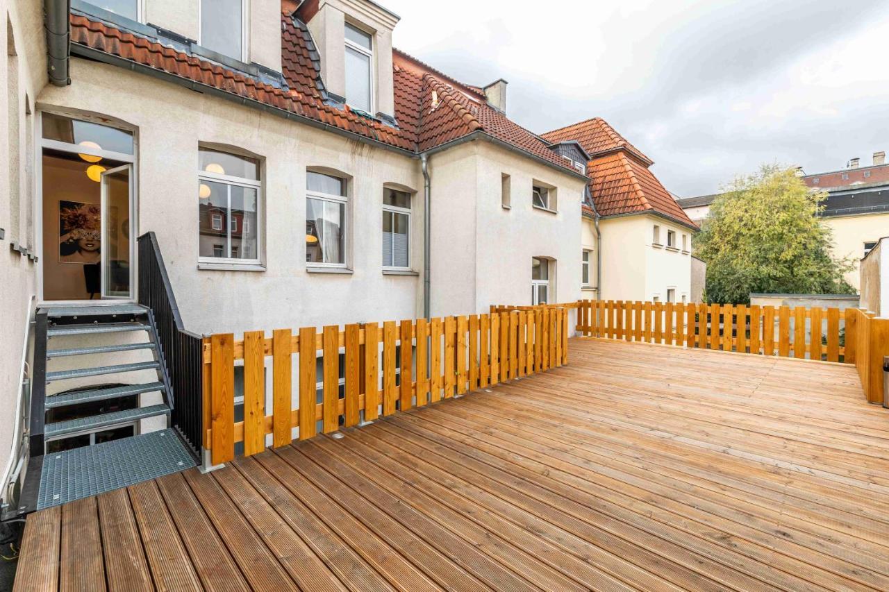 Grosser Terrassentraum In Klein Venedig Leipzig Exterior photo