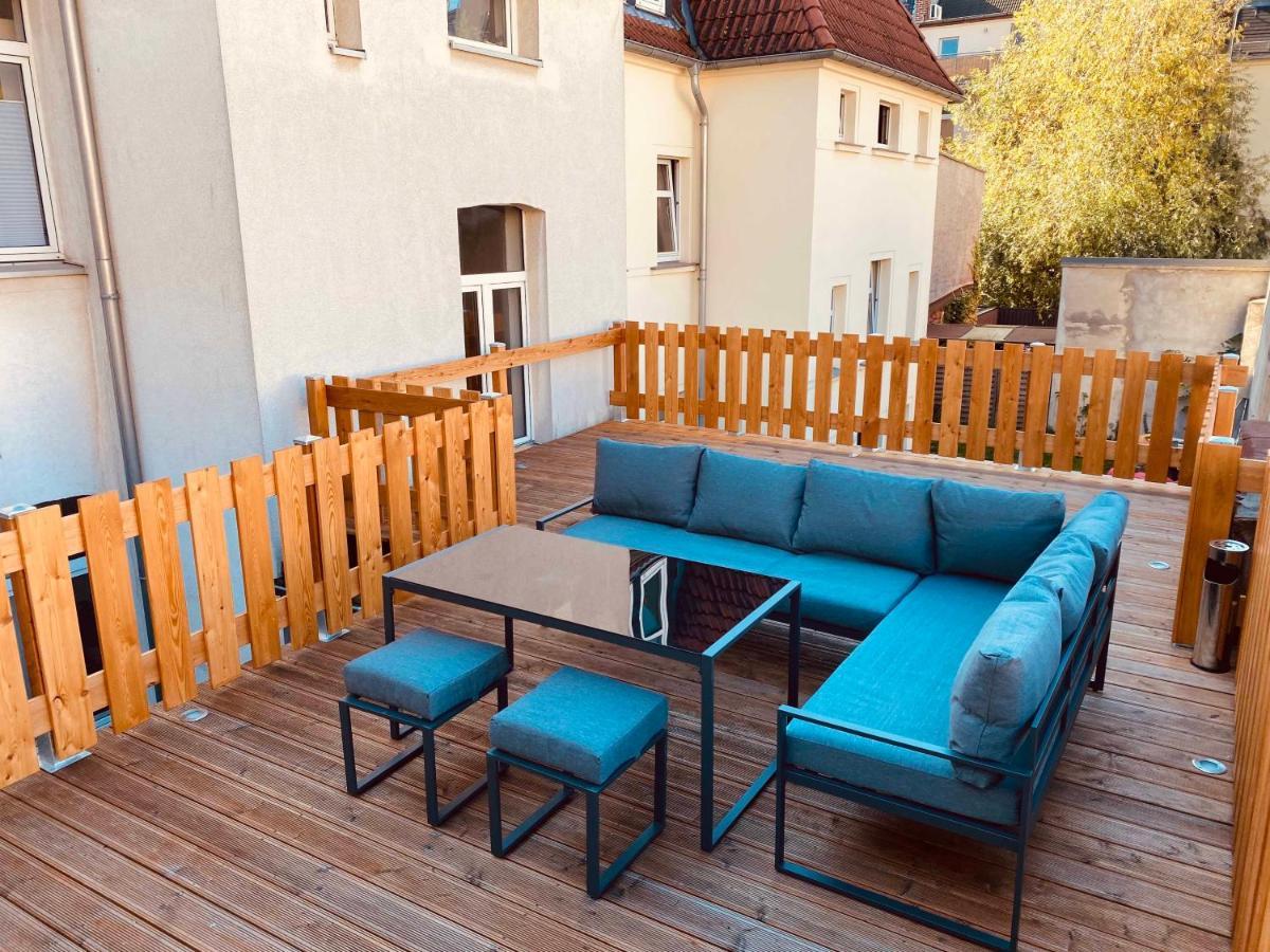 Grosser Terrassentraum In Klein Venedig Leipzig Exterior photo